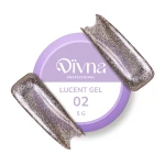 DIVNA Lucent Gel 02 Light Gold 5 g / Żel do Zdobienia